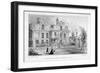 View of Shacklewell Manor House, Hackney, London, C1830-Dean and Munday-Framed Giclee Print