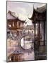 View of Shanghai, China, C1860-Jean Henri Zuber-Mounted Giclee Print