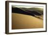 View of Sharply-Cut Shadowed Dunes near Dunhuang. Gansu Province, People's Republic of China., 1980-James L Stanfield-Framed Giclee Print