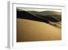 View of Sharply-Cut Shadowed Dunes near Dunhuang. Gansu Province, People's Republic of China., 1980-James L Stanfield-Framed Giclee Print