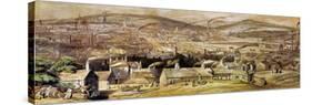 View of Sheffield, England-William Ibbitt-Stretched Canvas