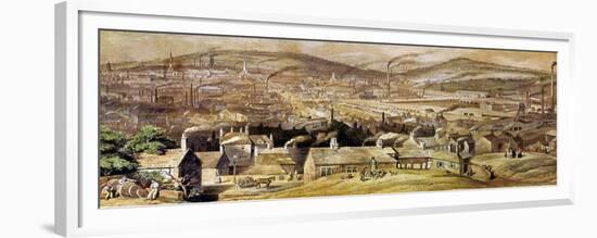 View of Sheffield, England-William Ibbitt-Framed Giclee Print