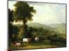 View of Shibden Valley-John Horner-Mounted Giclee Print