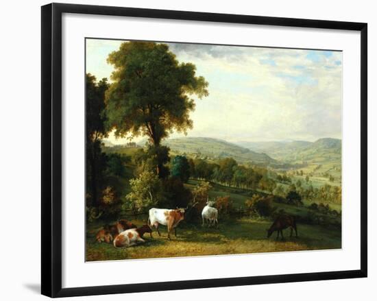 View of Shibden Valley-John Horner-Framed Giclee Print