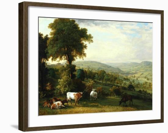 View of Shibden Valley-John Horner-Framed Giclee Print