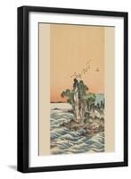 View of Shichirigahama-Buncho Tani-Framed Art Print