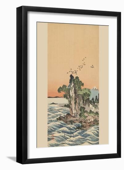 View of Shichirigahama-Buncho Tani-Framed Art Print