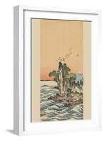 View of Shichirigahama-Buncho Tani-Framed Art Print