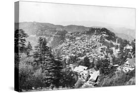 View of Shimla, from 'Bonnie Moon, India, 20th Century-null-Stretched Canvas