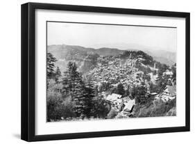 View of Shimla, from 'Bonnie Moon, India, 20th Century-null-Framed Giclee Print