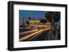 View of shops and bars at dusk, Puerto del Carmen, Lanzarote, Las Palmas-Frank Fell-Framed Photographic Print