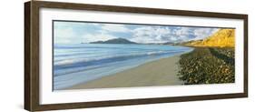 View of shoreline, Cabo Pulmo, Cabo Pulmo National Marine Park, Baja California Sur, Mexico-Panoramic Images-Framed Photographic Print