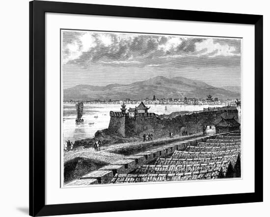 View of Si-Ngan-Fou, China, 19th Century-Weber-Framed Giclee Print