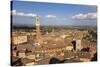 View of Siena Palazzo Publico and Piazza Del Campo, Siena, Tuscany, Italy, Europe-Simon Montgomery-Stretched Canvas