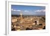 View of Siena Palazzo Publico and Piazza Del Campo, Siena, Tuscany, Italy, Europe-Simon Montgomery-Framed Photographic Print