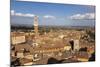 View of Siena Palazzo Publico and Piazza Del Campo, Siena, Tuscany, Italy, Europe-Simon Montgomery-Mounted Photographic Print