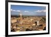 View of Siena Palazzo Publico and Piazza Del Campo, Siena, Tuscany, Italy, Europe-Simon Montgomery-Framed Photographic Print