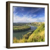 View of Sigatoka River, Sigatoka, Viti Levu, Fiji-Ian Trower-Framed Photographic Print