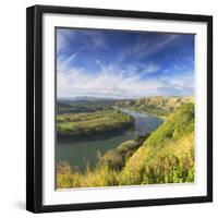 View of Sigatoka River, Sigatoka, Viti Levu, Fiji-Ian Trower-Framed Photographic Print