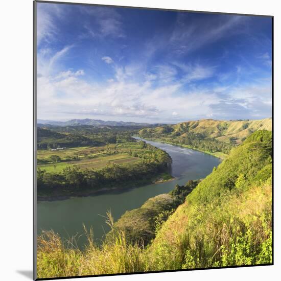 View of Sigatoka River, Sigatoka, Viti Levu, Fiji-Ian Trower-Mounted Photographic Print