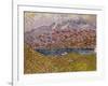 View of Silver Lake and Piz Corvatsch, C. 1906-Giovanni Giacometti-Framed Giclee Print