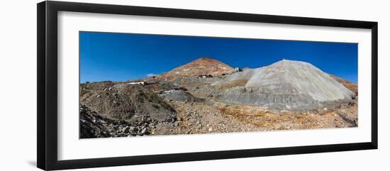 View of silver mine, Inca Trail, Bolivia-null-Framed Photographic Print