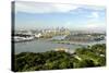 View of Singapore from Carlsberg Tower in Sentosa, Singapore, Southeast Asia, Asia-Balan Madhavan-Stretched Canvas