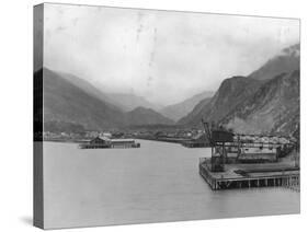 View of Skagway, Alaska Photograph - Skagway, AK-Lantern Press-Stretched Canvas