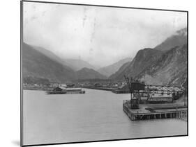 View of Skagway, Alaska Photograph - Skagway, AK-Lantern Press-Mounted Art Print