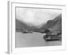 View of Skagway, Alaska Photograph - Skagway, AK-Lantern Press-Framed Art Print
