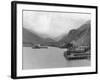 View of Skagway, Alaska Photograph - Skagway, AK-Lantern Press-Framed Art Print