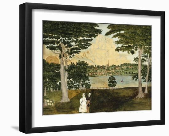 View of Skeneatless Village, 1832-Fanny Coney-Framed Giclee Print