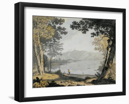 View of Skiddaw and Derwentwater, C.1780 (W/C and Pen over Pencil)-Joseph Farington-Framed Giclee Print