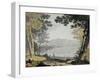 View of Skiddaw and Derwentwater, C.1780 (W/C and Pen over Pencil)-Joseph Farington-Framed Giclee Print