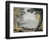 View of Skiddaw and Derwentwater, C.1780 (W/C and Pen over Pencil)-Joseph Farington-Framed Giclee Print