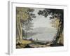 View of Skiddaw and Derwentwater, C.1780 (W/C and Pen over Pencil)-Joseph Farington-Framed Giclee Print