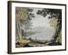 View of Skiddaw and Derwentwater, C.1780 (W/C and Pen over Pencil)-Joseph Farington-Framed Giclee Print