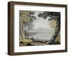 View of Skiddaw and Derwentwater, C.1780 (W/C and Pen over Pencil)-Joseph Farington-Framed Premium Giclee Print