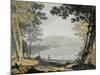 View of Skiddaw and Derwentwater, C.1780 (W/C and Pen over Pencil)-Joseph Farington-Mounted Giclee Print