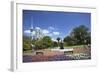 View of Sky Tower from Albert Park, Auckland, North Island, New Zealand, Pacific-Ian-Framed Photographic Print