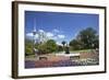 View of Sky Tower from Albert Park, Auckland, North Island, New Zealand, Pacific-Ian-Framed Photographic Print