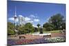 View of Sky Tower from Albert Park, Auckland, North Island, New Zealand, Pacific-Ian-Mounted Photographic Print