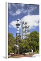 View of Sky Tower from Albert Park, Auckland, North Island, New Zealand, Pacific-Ian-Framed Photographic Print