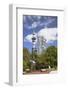 View of Sky Tower from Albert Park, Auckland, North Island, New Zealand, Pacific-Ian-Framed Photographic Print