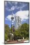 View of Sky Tower from Albert Park, Auckland, North Island, New Zealand, Pacific-Ian-Mounted Photographic Print