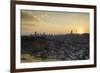View of skyline at sunset, Johannesburg, Gauteng, South Africa, Africa-Ian Trower-Framed Photographic Print