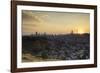 View of skyline at sunset, Johannesburg, Gauteng, South Africa, Africa-Ian Trower-Framed Photographic Print