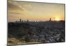 View of skyline at sunset, Johannesburg, Gauteng, South Africa, Africa-Ian Trower-Mounted Photographic Print