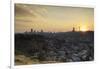 View of skyline at sunset, Johannesburg, Gauteng, South Africa, Africa-Ian Trower-Framed Photographic Print