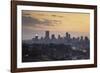 View of skyline at sunset, Johannesburg, Gauteng, South Africa, Africa-Ian Trower-Framed Photographic Print